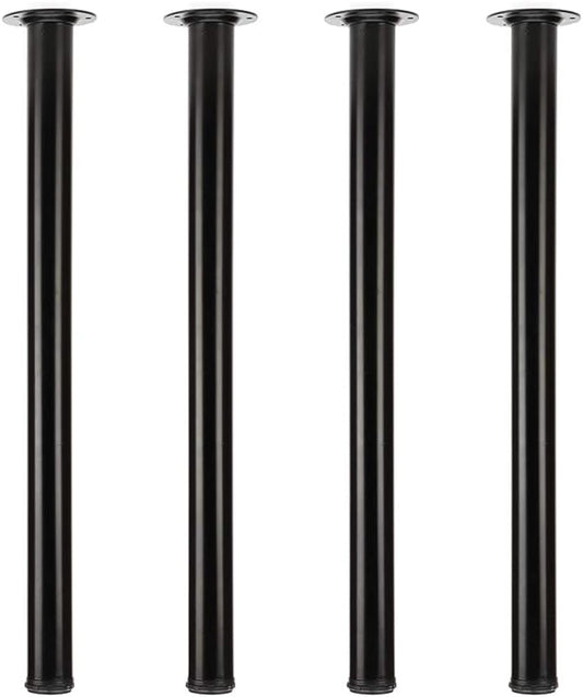 QLLY 30 inch Adjustable Metal Desk Legs, Heavy Duty Furniture Table Legs by QLLY
