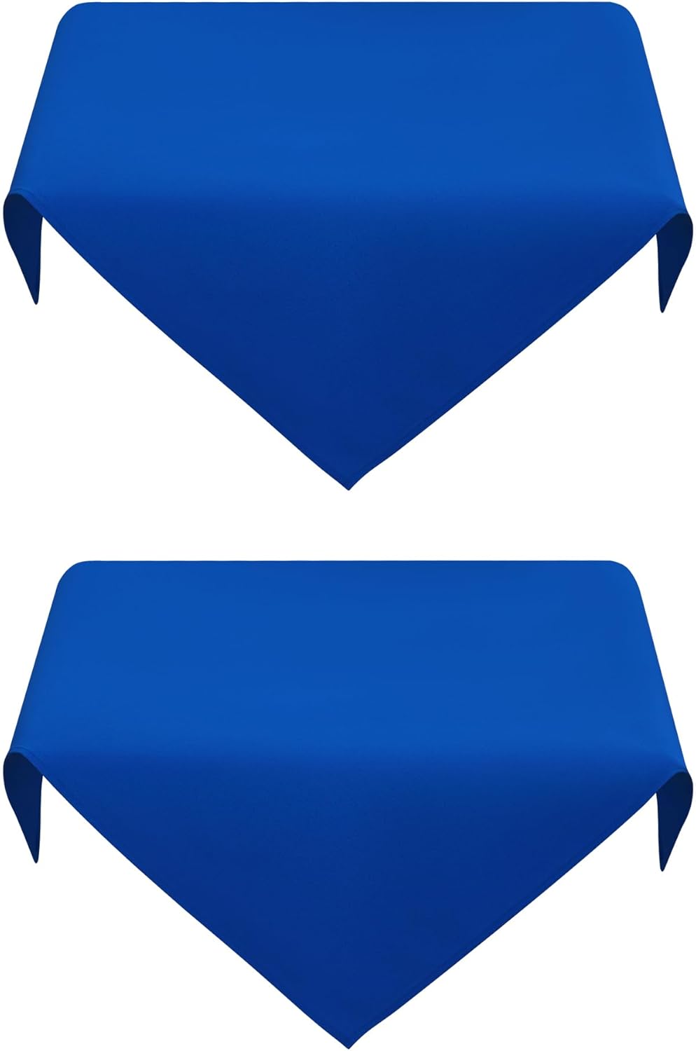 2 Pack Small Square Table Cloth 24X24 Inch Royal Blue Tablecloth Washable Polyester Solid Table Cover for Night Stand End Table Side Table Outdoor Indoor