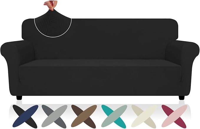 ZNSAYOTX Super Stretch Sofa Cover, New Striped Sofa Covers Fitted Slipcovers by ZNSAYOTX