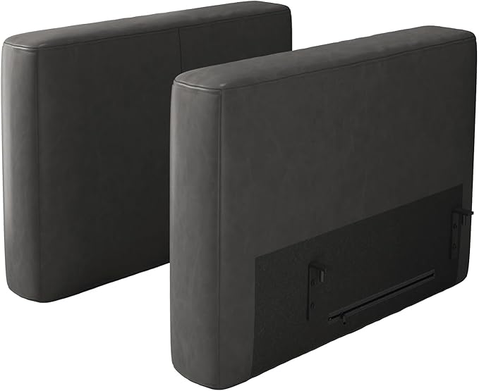 EASE MOOSE Armrest Module for Modular Sectional Sofa, Faux Leather Side - Image 5