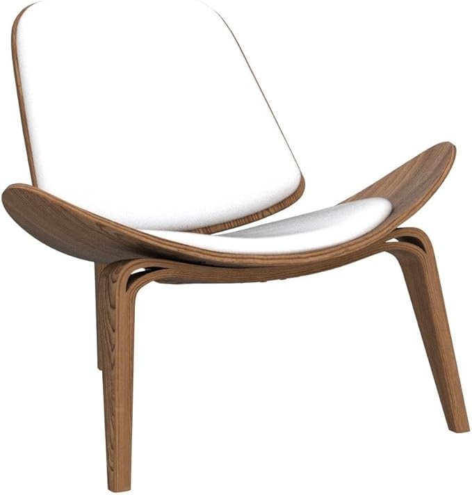 OAKHAM Comfy Shell Chair, Mid Century Modern Accent Chair - Image 5