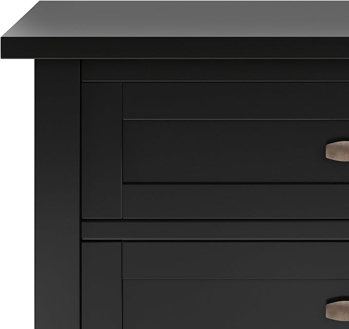SIMPLIHOME Warm Shaker Solid Wood 24 inch Wide Transitional-Style Bedside - Image 4