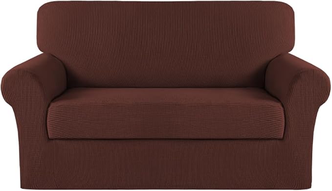 Turquoize Stretch Sofa Slipcover 2 Pieces Sofa Cover Couch Cover by Turquoize