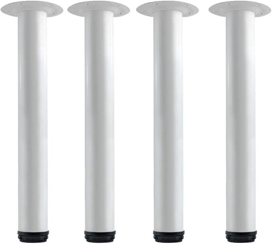 QLLY 16 Inch Adjustable Metal Coffee Table Legs, Heavy Duty Round Furniture Legs by QLLY