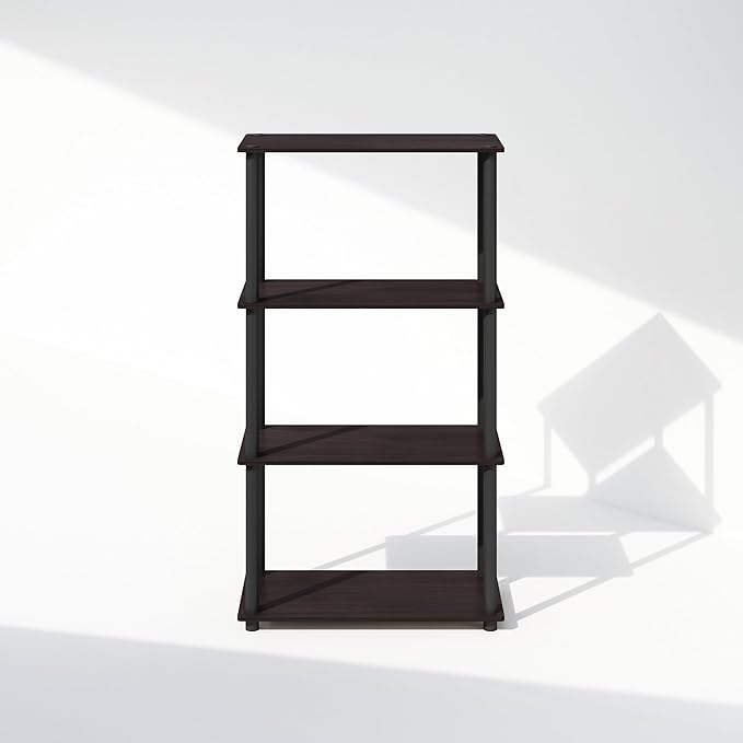 Furinno Turn-N-Tube Book Shelf, 4-Tier Bookshelf, Bookcase - Image 6