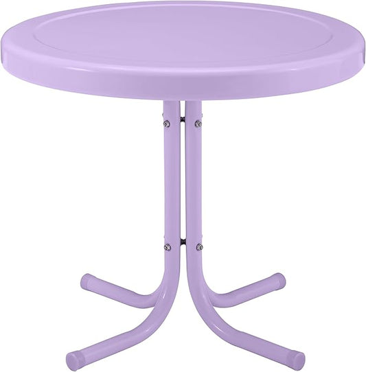 Crosley Furniture Griffith Weather Resistant Retro Metal Outdoor Side Table by CrosleyFurniture