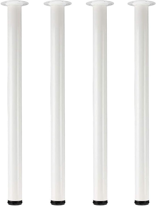 QLLY 29.5 inch / 75cm Adjustable Metal Desk Legs, Heavy Duty Furniture Table by QLLY