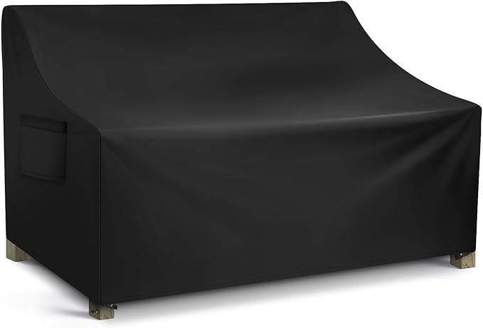 WLEAFJ Patio Sofa Cover Waterproof, Outdoor Loveseat Cover, Heavy Duty Outdoor by WLEAFJ