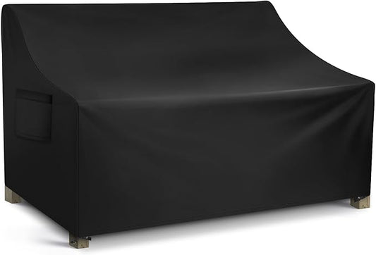 WLEAFJ Patio Sofa Cover Waterproof, Outdoor Loveseat Cover, Heavy Duty Outdoor by WLEAFJ