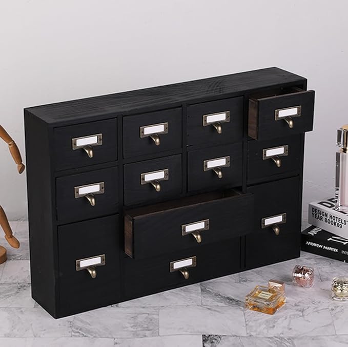 12 Drawers Apothecary Cabinet - Image 5