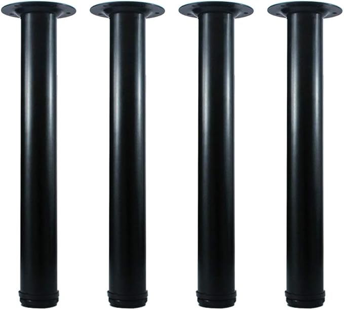 QLLY 16 Inch Adjustable Metal Coffee Table Legs, Heavy Duty Round Furniture Legs by QLLY