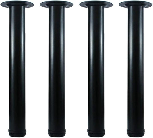QLLY 16 Inch Adjustable Metal Coffee Table Legs, Heavy Duty Round Furniture Legs by QLLY