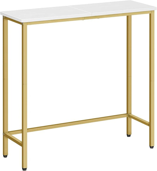 HOOBRO Narrow Console Table, 29.5" Small Entryway Table, Thin Sofa Table by HOOBRO