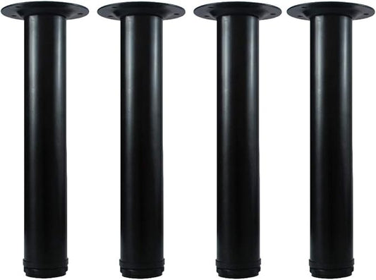 QLLY 12 Inch Adjustable Metal Coffee Table Legs, Heavy Duty Round Furniture Legs by QLLY