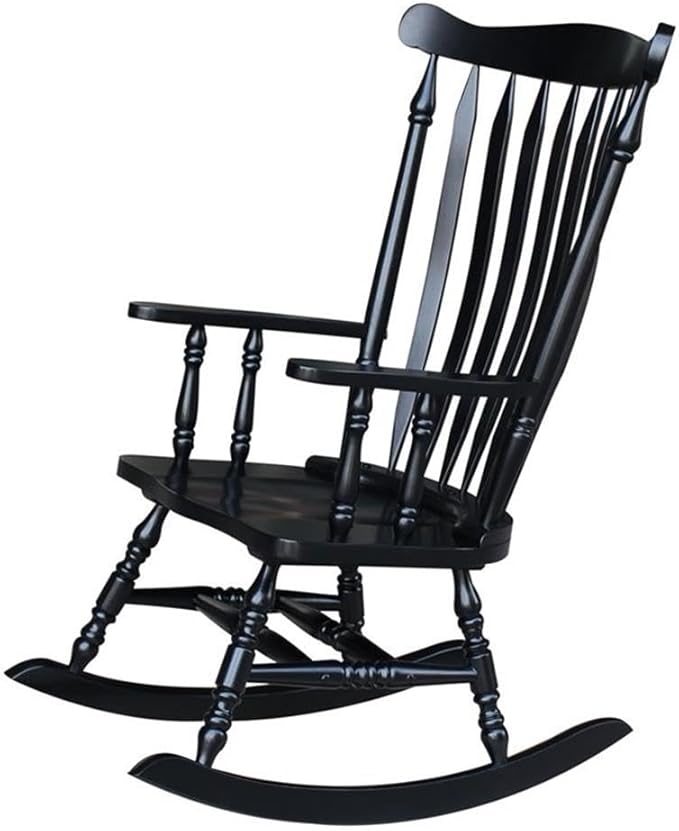 International Concepts Williamsburg Rocker Antique Black - Image 8