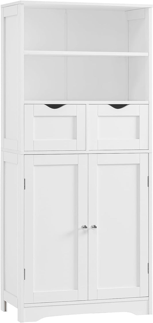 Iwell Tall Bathroom Cabinet, Storage Cabinet by IWELL
