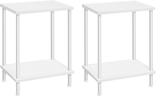 HOOBRO End Tables Set of 2, Small Side Table, Nightstand by HOOBRO