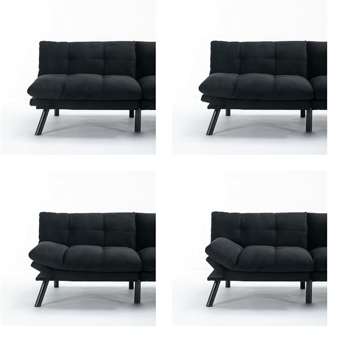 GDFStudio Hayezc Loveseat Sofa, Convertible Sofa Bed, 2-in-1 Folding Modern - Image 7