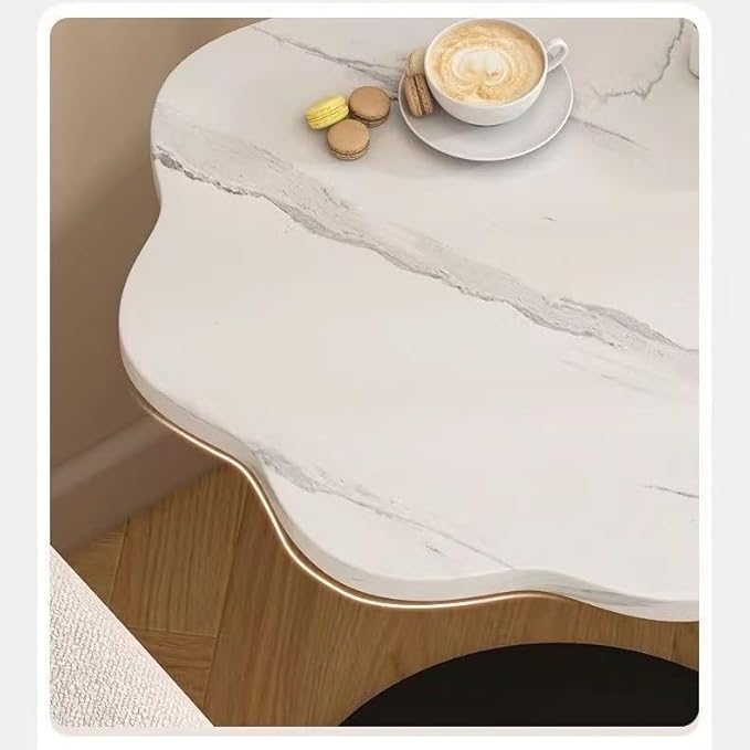 Rustic Side Table Nordic-Style Light Luxury Side Table Minimalist Bedside - Image 4