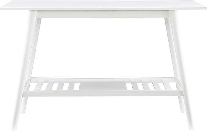 Linon Melissa White Mid Century Console Table - Image 10