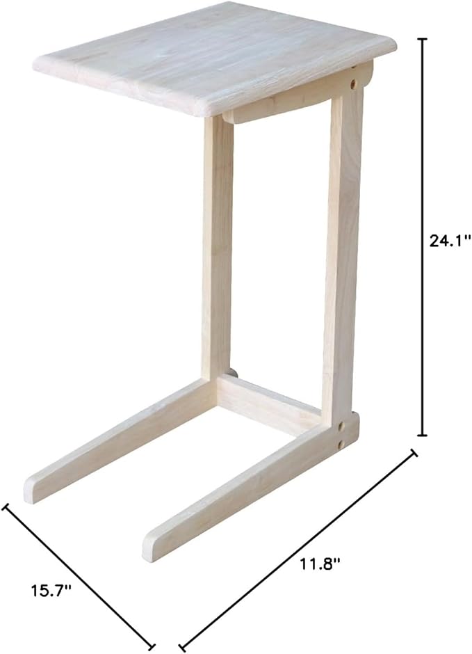 International Concepts Sofa Server Table, Unfinished - Image 2