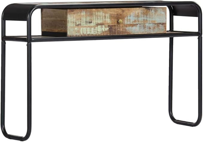Console Table 46.5"x11.8"x29.5" Solid Reclaimed Wood, End Tables, Accent Tables - Image 9