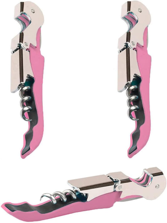Professional Waiter Corkscrew Wine Openers Set, Heavy Duty Stainless Steel Hinges Wine Key for Restaurant Waiters, Sommelier, Bartenders