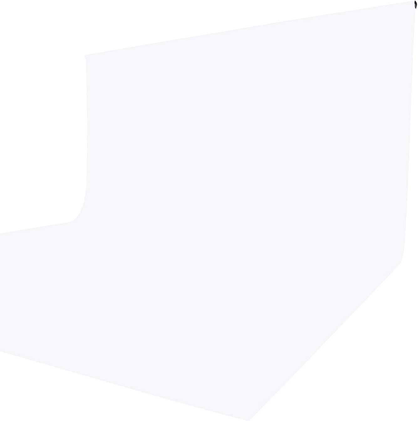 ISSUNTEX 10X10 ft/3X3 Meters Background Photo Backdrop, Photo Studio, Collapsible High Density Screen for Video Photography and Television-White