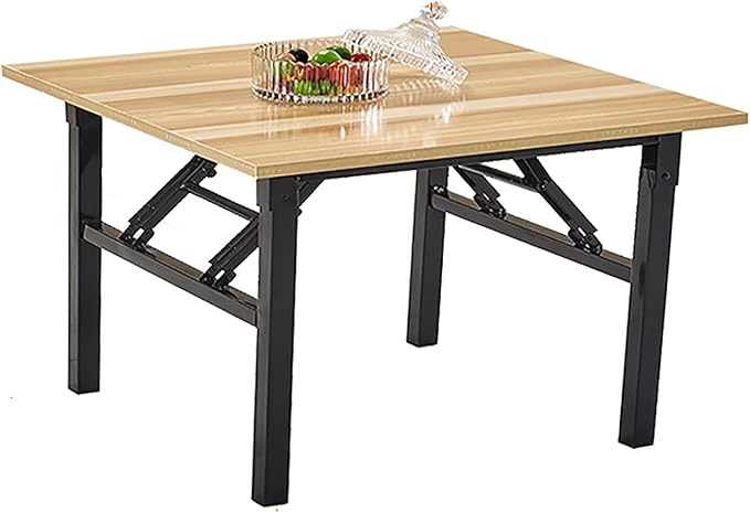 Japanese Floor Table, Folding Square Low Coffee Table by Unknown