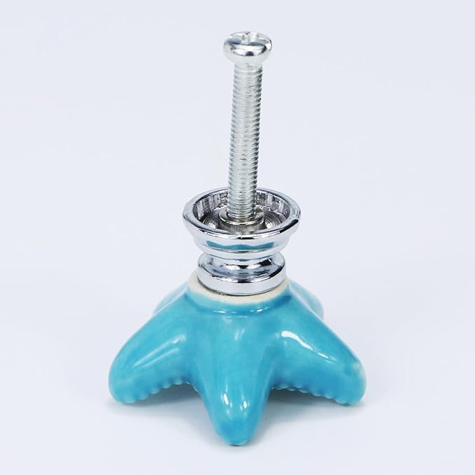 Starfish Drawer Knobs Coastal Kitchen Cabinet Knos Beach Themeb Knob Ceramic - Image 6