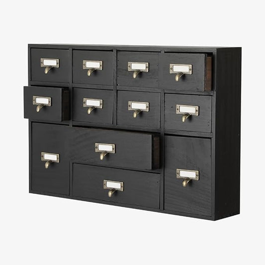 12 Drawers Apothecary Cabinet by PACKGILO