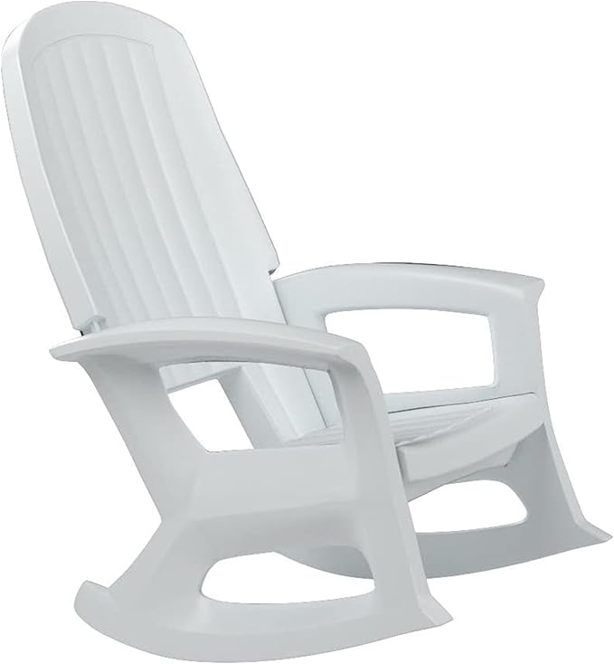 Semco Rockaway Heavy-Duty Outdoor Rocking Chair w/Low Maintenance All-Weather - Image 6