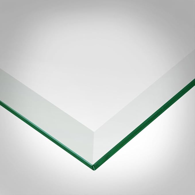 Dulles Glass 12 inch Square Glass Table Top - Image 4