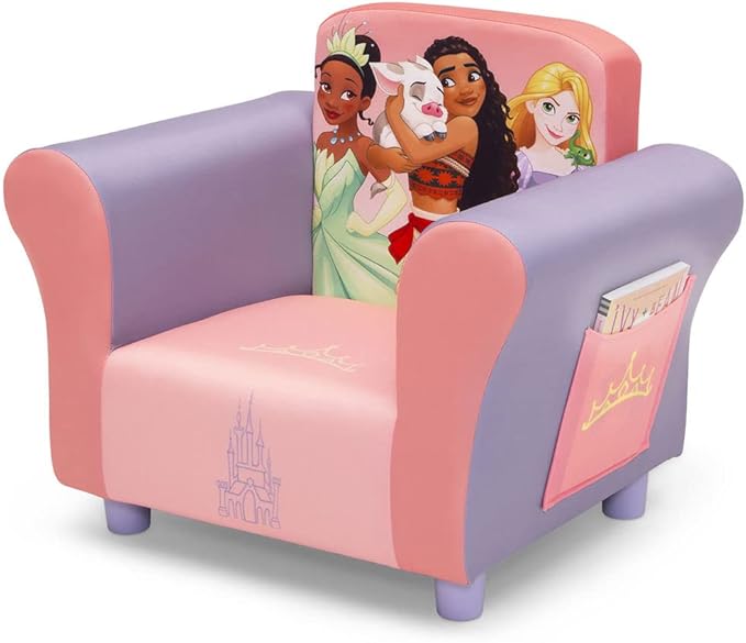 Delta Children Upholstered Chair, Disney Princess - Image 4