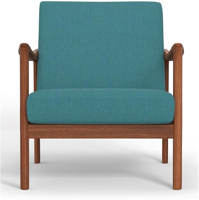 Alpine Furniture Zephyr Lounge Chair in Turquoise - Image 4
