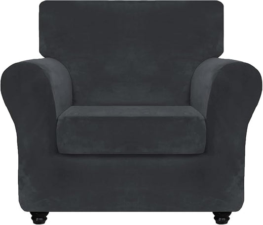 ZNSAYOTX Luxury Velvet Chair Slipcovers by ZNSAYOTX