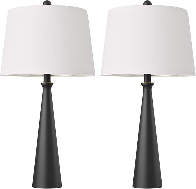 Oneach 25.75" Modern Table Lamp Set of 2, Bedside Lamps - Image 8