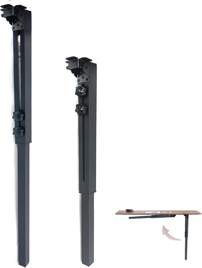 Benbuoo Foldable Aluminum Alloy Table Legs, 25-34" Adjustable Height, DIY by Unknown