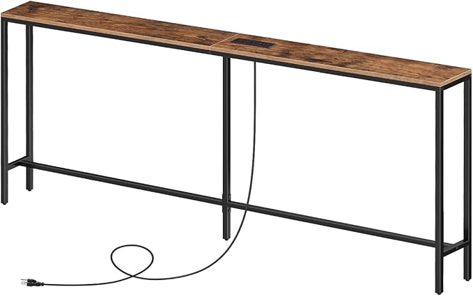 MAHANCRIS 70.9 Skinny Console Table by MAHANCRIS