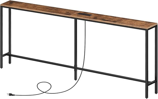 MAHANCRIS 70.9 Skinny Console Table by MAHANCRIS