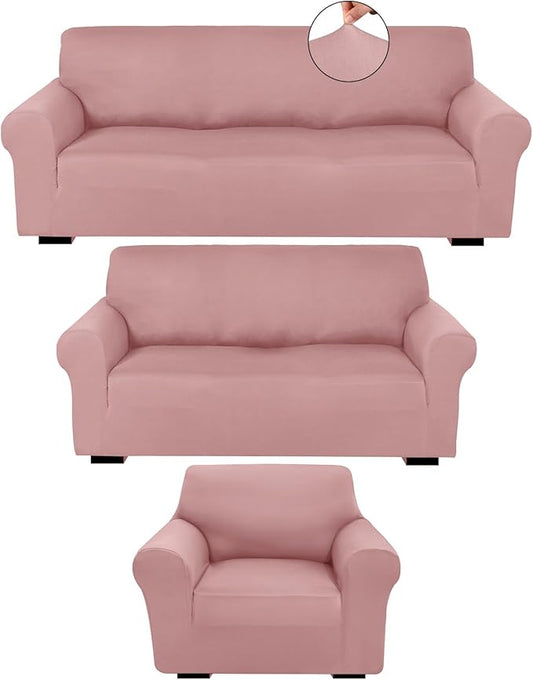 Peryiter 3 Pcs Couch and Loveseat Covers Set Sofa Cover by Peryiter