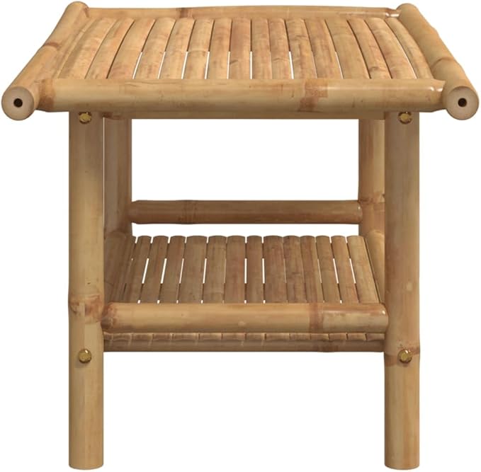 Modern Bamboo Coffee Table - Image 5