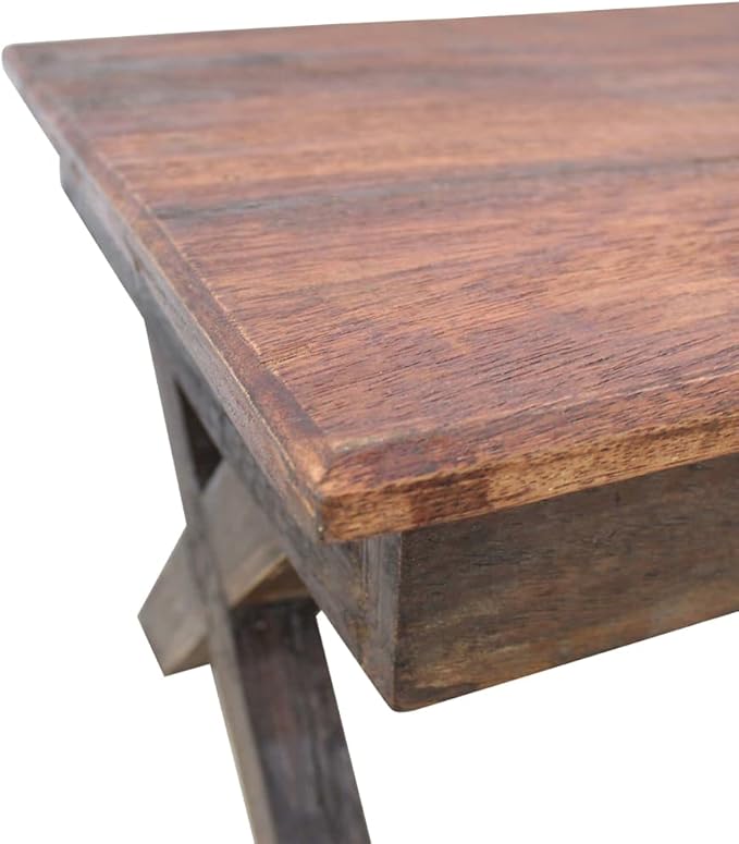 Rustic Farmhouse Coffee Table for Living Room, Handcrafted Reclaimed Wood - Image 5