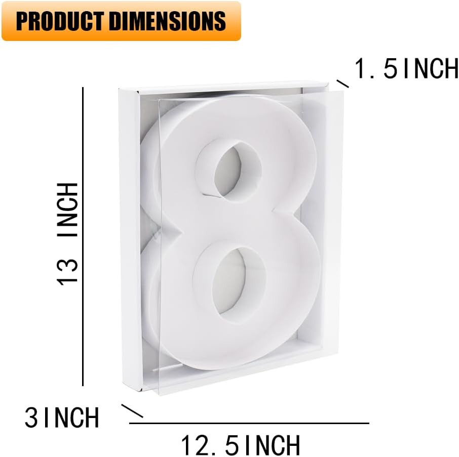 12" Fillable Cardboard Letter Charcuterie Gift Box With Cover Sweets Packaging (8)