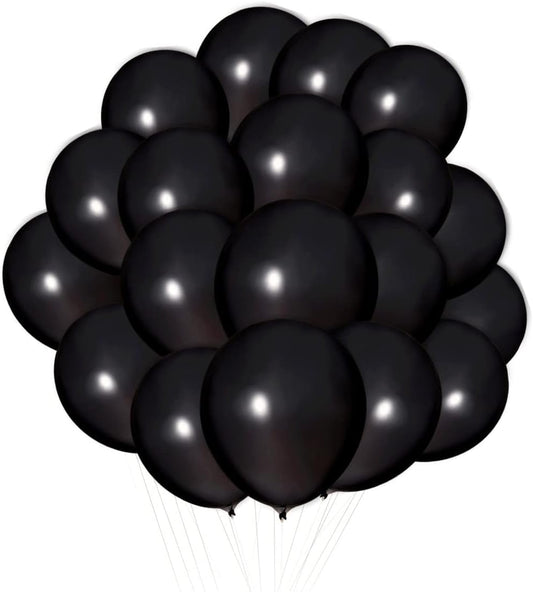 300 Pack Black Balloons 12 inch Black Latex Party Balloon Bulk for Various Party Events Decorations