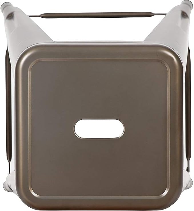 Flash Furniture Lily 24" High Metal Counter-Height, Indoor Bar Stool in Gun - Image 9