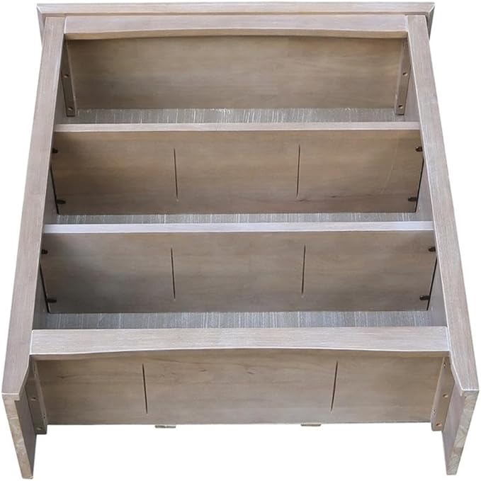 IC International Concepts, Shaker Solid Wood Bookcase, 2 Adjustable Shelves - Image 6