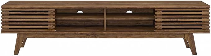 Modway Render 70" Mid-Century Modern Low Profile Media Console Entertainment TV - Image 5