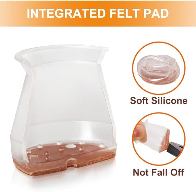 24 Pcs Chair Leg Floor Protectors - Image 3