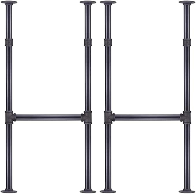 38'' x 14'' Industrial Pipe Table Leg by NIUBIDINDUSTRIALFURNITUR
